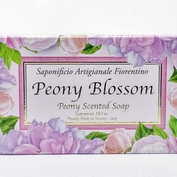 Saponificio Fiorentino Peony Blossom Soap 300gr - Picture 1 of 2